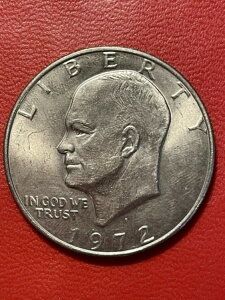 ヴィンテージ 1972年 1ドル リバティ アイゼンハワー コイン フライングイーグル レア