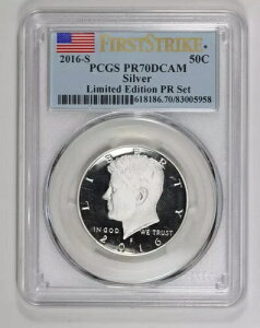 2016�N �n�[�t�_���[ �P�l�f�B PCGS PR-70 DCAM �V���o�[ ����� PR �Z�b�g - FS