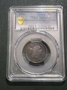󏭂1794N 1/2Zgd PCGS AGڍ n[tZg t[COwA A[[Zg