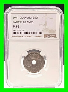 �� 1941�N �t�F���[���� 25 �z�� NGC MS61 KM-5 1�N�^�C�v - ���i��