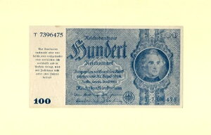 �h�C�c�A�h�C�c 100 ���C�q�X�}�[�N 1945 P-190a VF++ �ً}�Ĕ��s ���ɒ�����