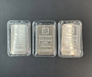 3 x 1�I���X .999 �V���o�[�o�[ Simmons/Refco JM �o�[ ���B���e�[�W * �V�[�P���V���� * ���Ɋ�