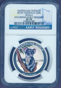 �I�[�X�g�����A �A�E�g�o�b�N �R�A�� 2015 1/2�I���X �V���o�[ �J���[���C�Y NGC SP70 ER ���ʔ��s ��