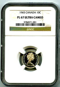 1965�N�J�i�_���V���o�[�_�C��10�Z���g NGC PL67 UCAM �v���[�t �����A POP=3