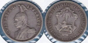 �h�C�c���A�t���J 1897 1/2���s�[ - ���B���w����2�� �V���o�[ KM-4 aXF #93 �� �č��̔�
