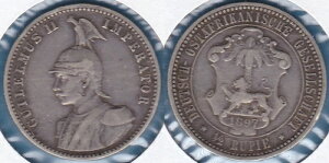 �h�C�c���A�t���J 1897 1/2���s�[ - ���B���w����2�� �V���o�[ KM-4 aXF #93 �� �č��̔�