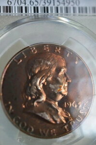 PR65 1963 PCGS�O���[�h �t�����N���� �n�[�t�_���[ �v���[�t �����X�^�[�g�[�� �����ʃR�C��