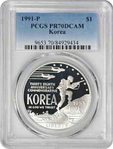 1991-P ؍LO PR70DCAM PCGS v[t 70 fB[vJI