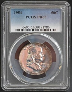PR65 1954 PCGS tN Vo[ n[t_[ v[t UNC 󏭃RC i`g[