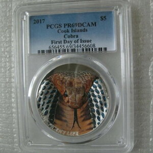 �N�b�N���� 5�h�� 2017�N ��� 1�I���X �}�O�j�t�B�Z���g���C�t �R�u�� PCGS PF69