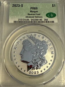 2023 S �����K�� $1 CAC PR69 �V���o�[ ���o�[�X �v���[�t �A�h�o���X�h�f���o���[ �č������� �V���[�v