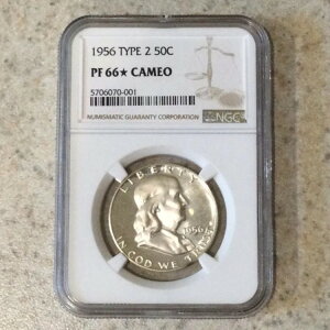 1956�N �^�C�v2 NGC PF66* �X�^�[�J���I �v���[�t �t�����N���� �n�[�t�_���[ 50�Z���g 90%�V���o�[