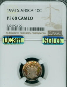 1993�N ��A�t���J 10�Z���g NGC PF68 MAC UHCam SOLO �ō����O���[�h��MAC �X�|�b�g���X *