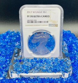 プルーフ 2017 W $1 シルバーイーグル NGC PF70 UC スタンダード ブラウンラベル *新品*