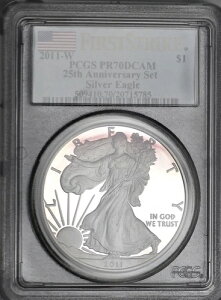 2011-W 1h݃AJC[O PCGS PR70DCAM t@[XgXgCN