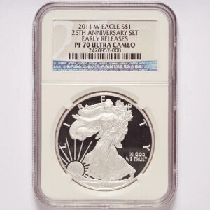 2011-W �V���o�[ �A�����J�� �C�[�O�� �v���[�t PF70 �E���g�� �J���I �A�[���[ �����[�X 25 ���N�L�O...
