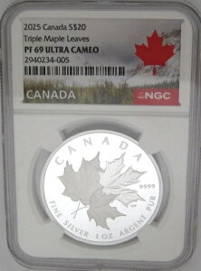 2025N CA $20 gv[v[t NGC PF69 EgJI Vo[v[t = 2Ԗڂɗǂ
