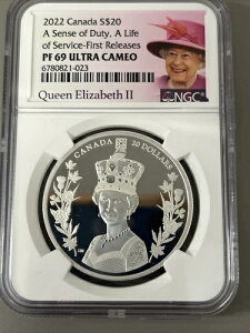 2022 Ji_ ???? 1IX S$20 v[t NGC PF69 EgJI QEII ZXIuf[eB FR