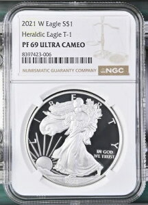 2021 W �n�� �V���o�[ �C�[�O�� NGC PF-69 �E���g���J���I ��͕t���C�[�O�� T-1