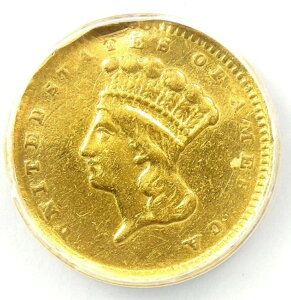 1856 NCh 1 h G$1 - F ANACS XF45 ڍ (EF45) - 󏭃RC!