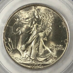 1934�N�E�H�[�L���O�E���o�e�B�E�n�[�t.50�BPCGS MS 65�B�V���[�v�E�X�g���C�N�B