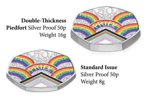 2022�N ���C�����~���g 50���N�L�O LGBTQ+ PIEDFORT �V���o�[ �v���[�t �J���[ 50�y���X