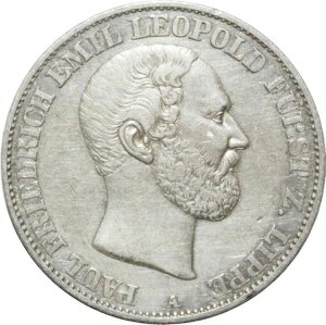 X2426 ���A ���b�y �f�g�����g 1 Vereinstaler Paul Frederick 1866 A �x������ �V���o�[ AU-