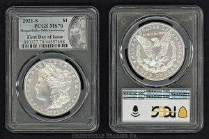 2021 S ���[�K�� �V���o�[ �h�� PCGS MS70 �u���[���x�� �� ���s����