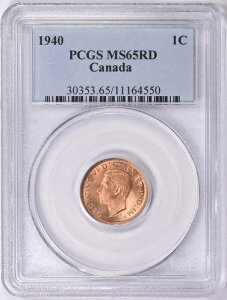 1940 NJi_ 1 Zg PCGS MS-65 RDB󏭂ȍO[hJi_ X[ ZgB