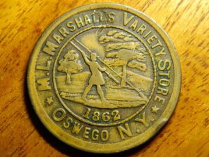 1862�N M.I Marshall Oswego NY 695A-1a CR6 ���Ɋ�