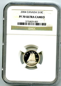 2004�N �J�i�_ �V���o�[ �v���[�t 10�Z���g NGC PF70 UCAM �_�C�� ���� 1���̂�