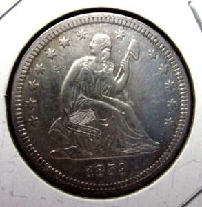 1859�N ���o�e�B �V�[�e�b�h �N�H�[�^�[ 25�Z���g �R�C�� �t�B���f���t�B�A������ �� ����