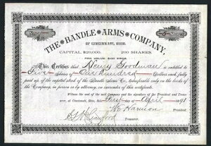 1891N VVieB - ohEA[Y - e - Ɋ󏭂ȍ݌ɏؖ