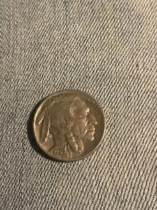 希少な1936年製アメリカ合衆国バッファローニッケル5セント貨幣(未流通)