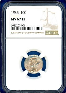 1935 P NGC MS67FB }[L[_C č  10Zg  1935-P MS-67 FB