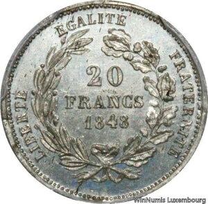 TT0211 ���A �g�b�v �|�b�v 20 �t���� �R���N�[�� �G�b�T�C �܂��� �J�e�� 1848 PCGS SP63-