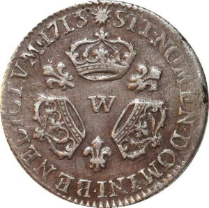 H4664 A 1/10 GL I[ 3 Nk C 14  1715 W [ 2eme Sem Argent UNC