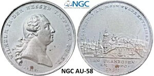 NGC tNtg AU-58 1792 aUnc VeBr[ WM LO_ hCc 