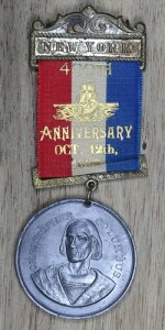 1892 コロンビア万博 HK-231 40mm コロンビア万博 オリジナルリボン付き 希少!!!