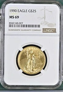 1990N n 25h C[O 1/2IX NGC MS-69