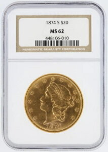 1874-S oeBwbh _uC[O NGC MS62 20h TtVXRǋ
