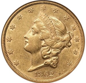 1862N SS[h 20h oeB _uC[ORC NGC AU53u53ʁv