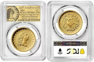 2024N S[h t[COwA 1h 230th PCGS PR70DCAM AhoX[X 50902235 #834