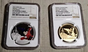 NGC PF70 UC jEG 1IX ݁1IX ݃Zbg 2017 ~bL[}EX t@^WA