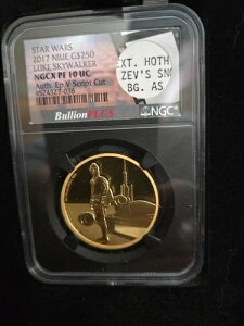 ブリオンプラス映画シリーズ スターウォーズ 1オンス金貨 ルーク・スカイウォーカー