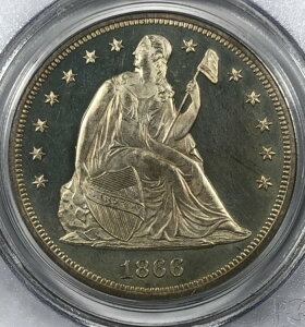 1866�N�� �������o�e�B�h���B1�h���BPCGS PR64�B���b�g�[����B���F�̖�́B