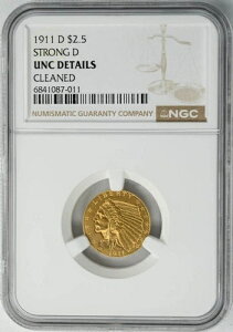 1911-D 2 1/2h CfBA 2.5h D UNC ڍ NGC 949842-37
