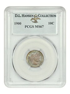 1900 10C PCGS MS67 ex: D.L. nZ