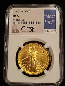 1988N 50h S[hC[O NGC MS70 Gh}hECMTC/XgCN AfCg