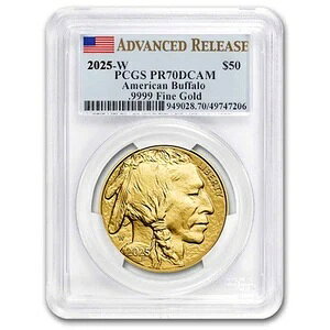 2025-W 1�I���X �v���[�t �S�[���h �o�b�t�@���[ PR-70 PCGS (��s�����[�X)